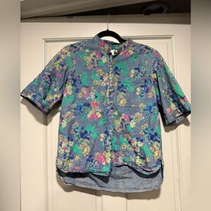 GAP Button Down Watercolored Shirt